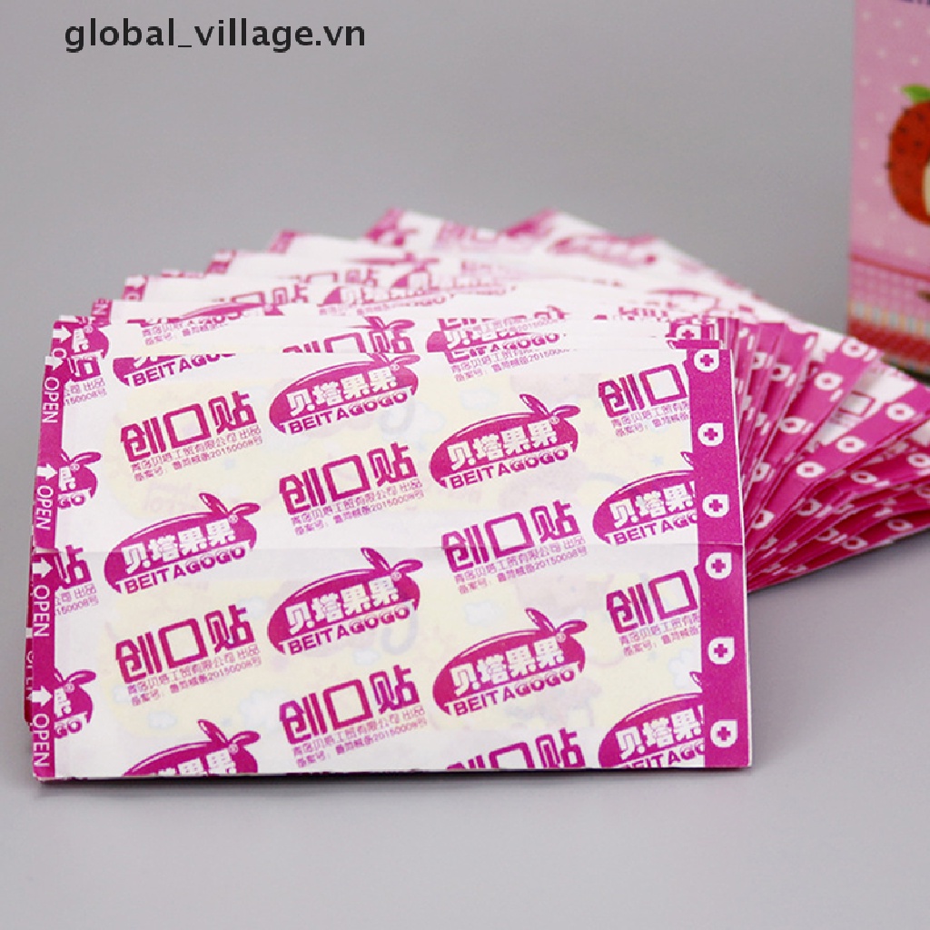 Set 120 Miếng Băng Cá Nhân Thoáng Khí Chống Nước Họa Tiết Hoạt Hình