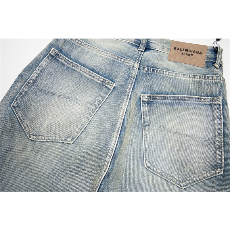 Quần Jean Ống Rộng Thời Trang Đường Phố Mới Nhất Bal88encia-Baggy Dành Cho Nam Và Nữ