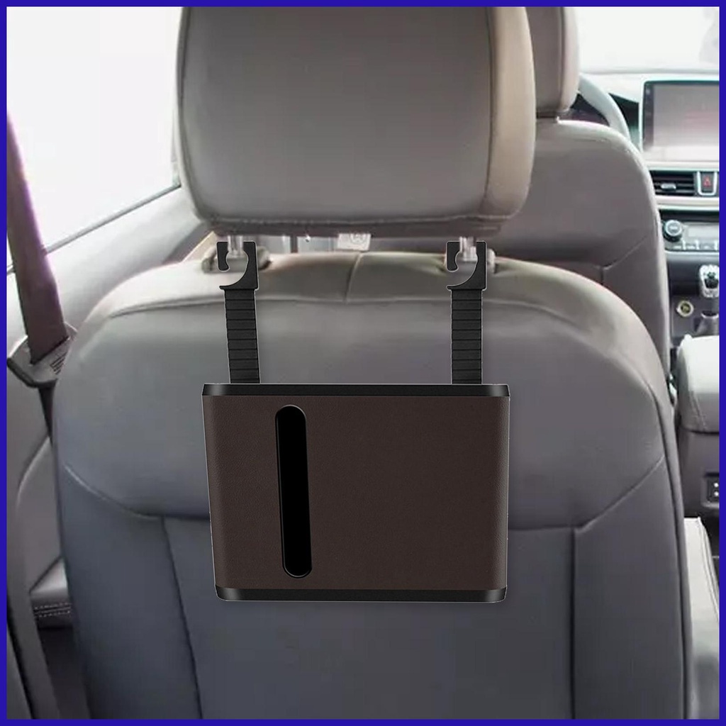 Hộp Đựng Đồ Dùng Bằng Da PU Cỡ Lớn Tiện Dụng Cho Ghế Sau Xe Hơi