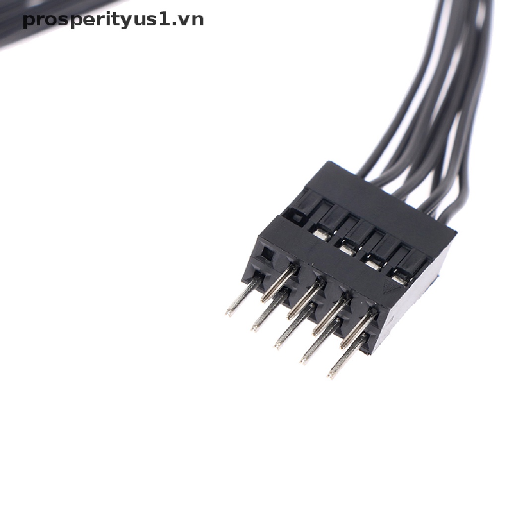 1 Cáp Nối Dài Bo Mạch Chủ Máy Tính 9 Pin 1 Female Sang 2 Male Y