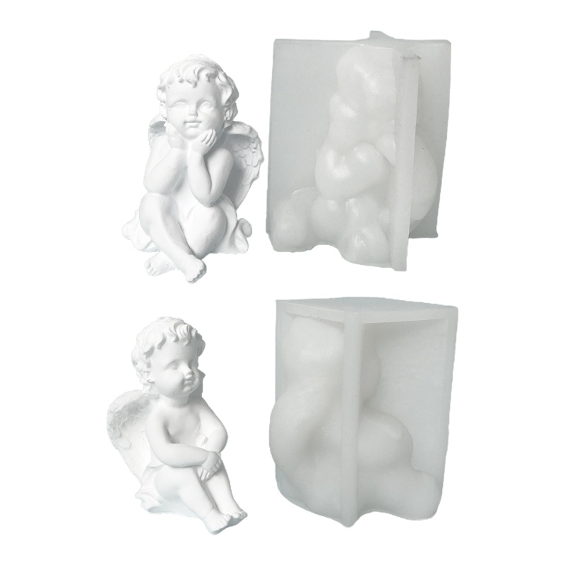 Khuôn Silicone Làm Nến 3D Hình Trụ Có Thể Tái Sử Dụng