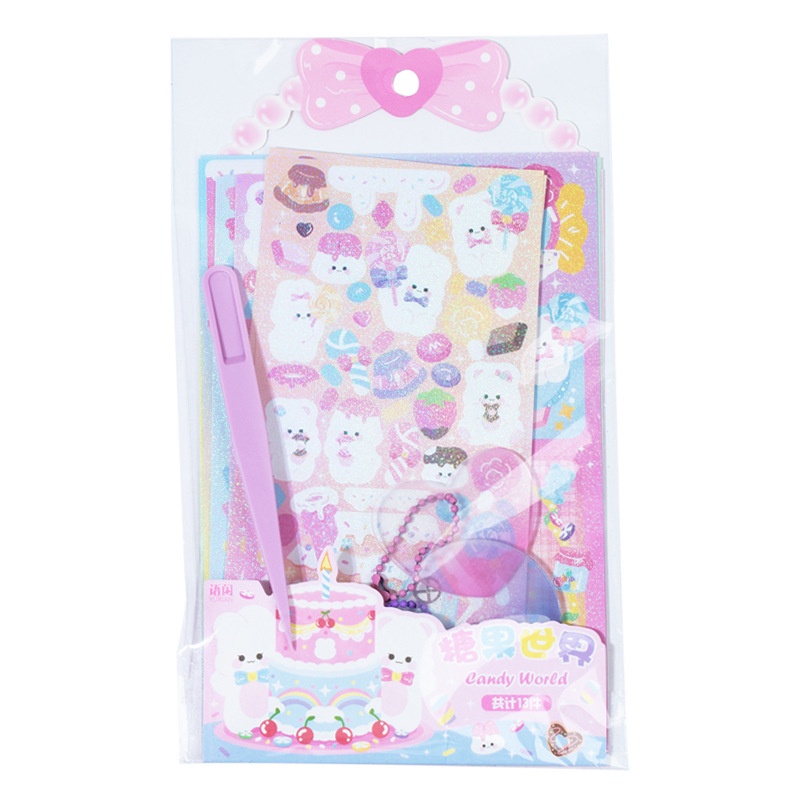 Bộ sticker Guka Hoạt Hình Dán Trang Trí Nhà Ở DIY