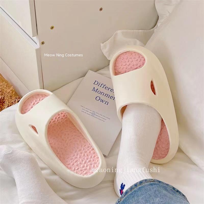 Dép Sandal EVA Đế Mềm Dày Chống Trượt Mát Xa Chân Dành Cho Nam Nữ Mang Trong Nhà Tắm