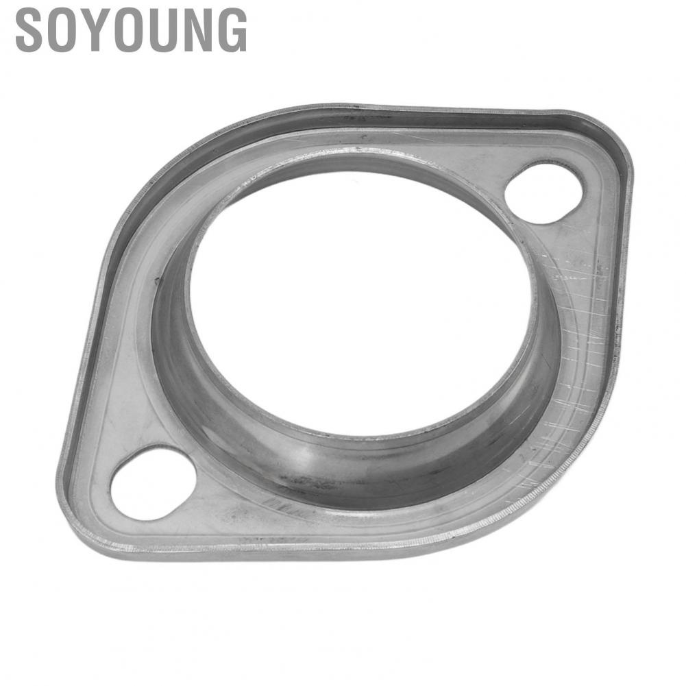 Soyoung Flange Gasket Connection Adapter  Exquisite Appearance Professional Stainless Steel Fitting High Temperature Resistant for Car