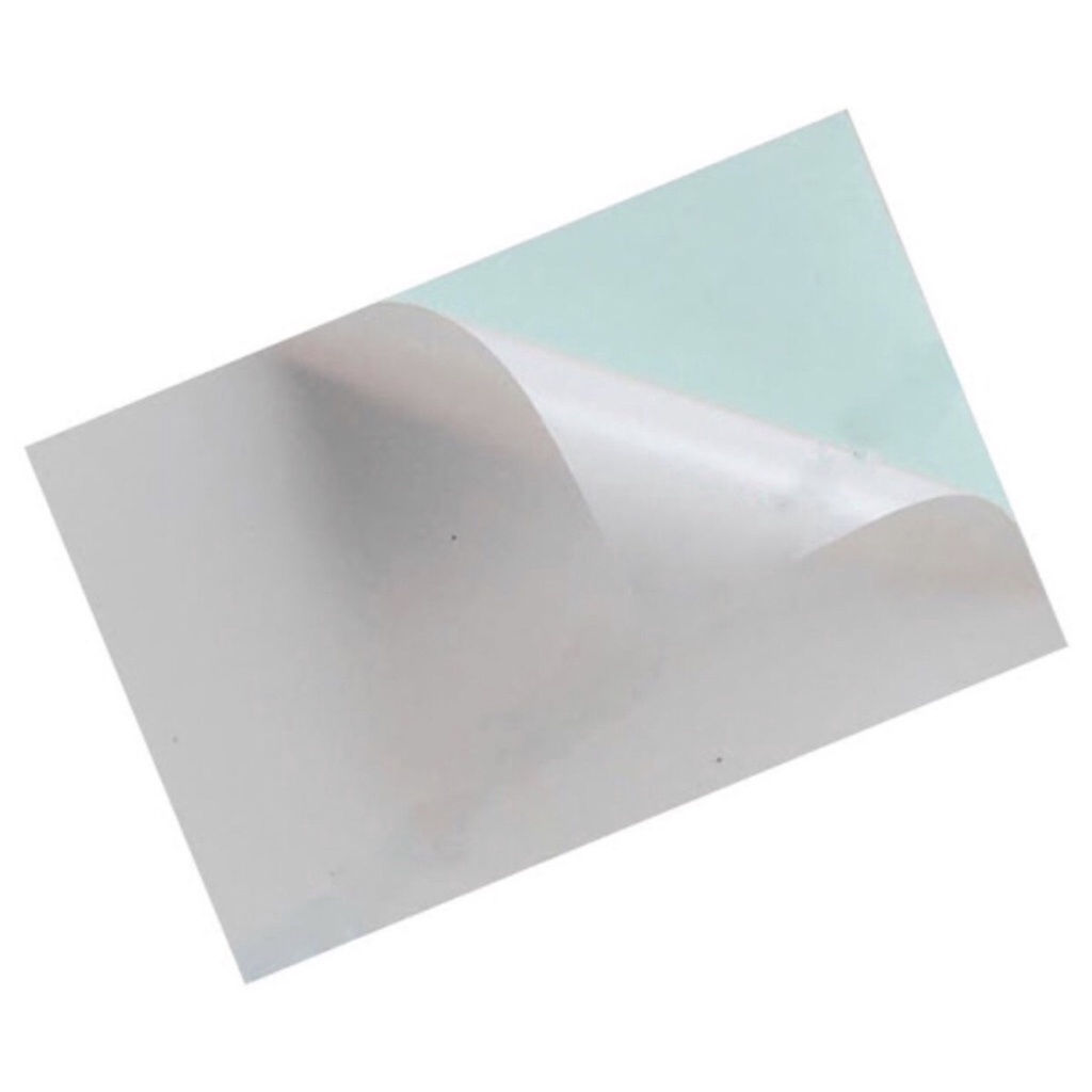 Giấy Decal A4 đế xanh (xấp 100 tờ)