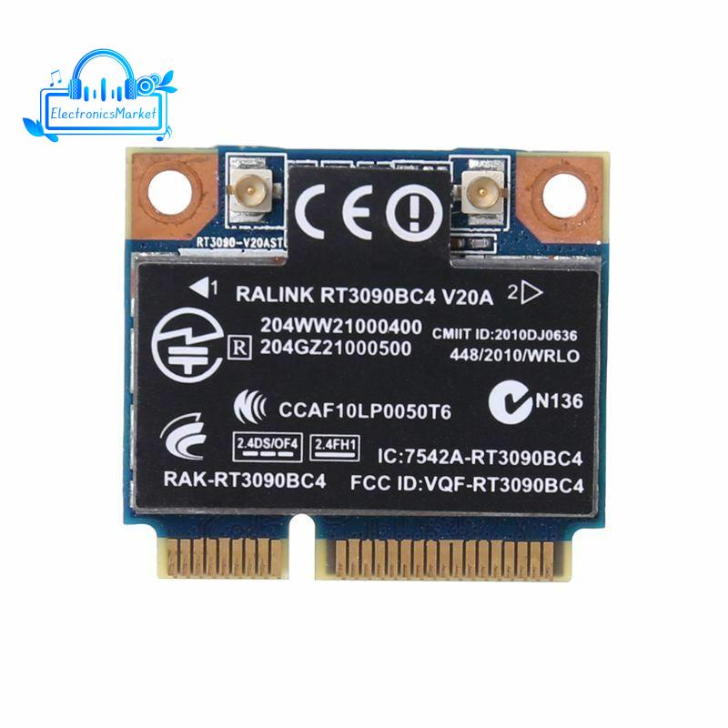 Card Mạng Không Dây 300M WiFi WLAN Bluetooth 3.0 PCI-E Cho HP RT3090BC4 ProBook