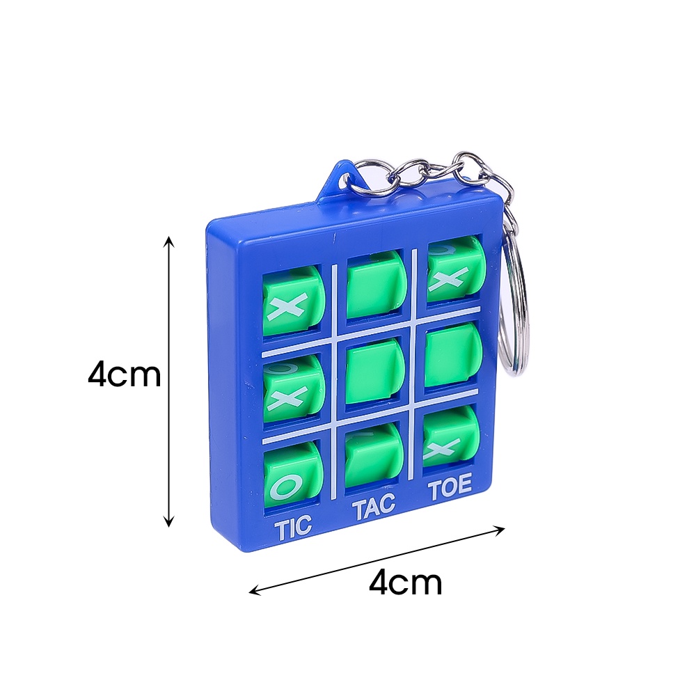Decompress Móc Khóa Trò Chơi Tic-tac-toe Tích Hợp Móc Khóa / Túi Đồ Ch