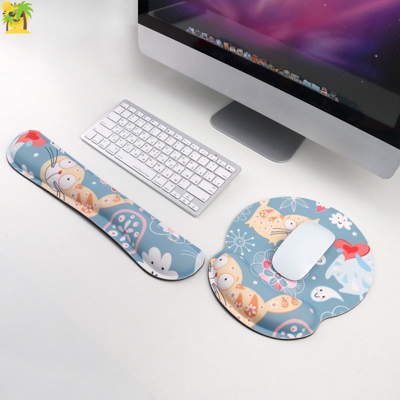 Miếng Lót Chuột Cao Su Dày Dặn Có Đệm Cổ Tay Dễ Thương JP
