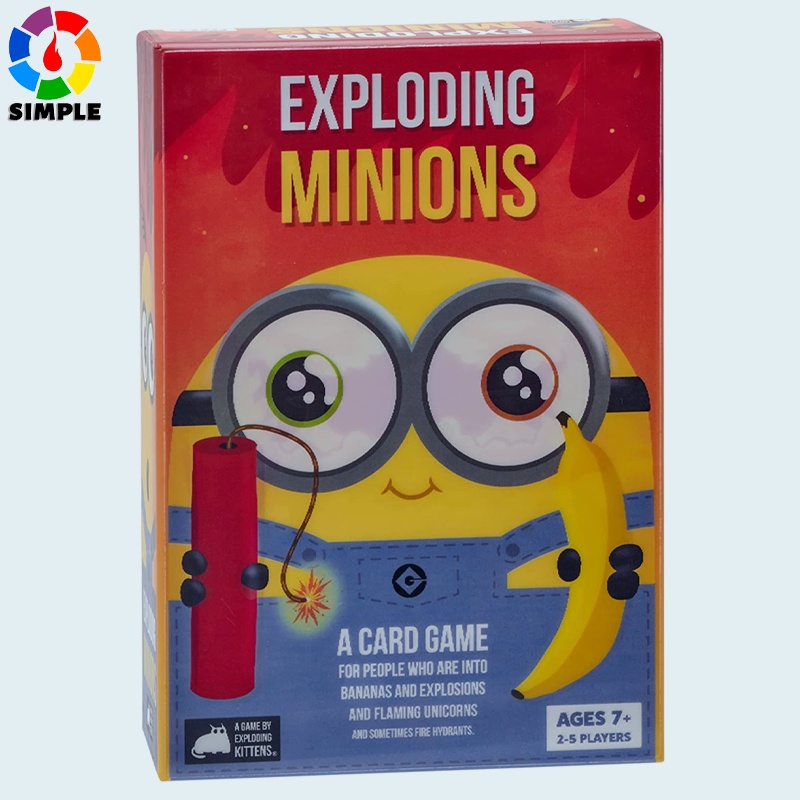 Exploding Minions by Exploding Kittens - Easy Family-Friendly Party Games