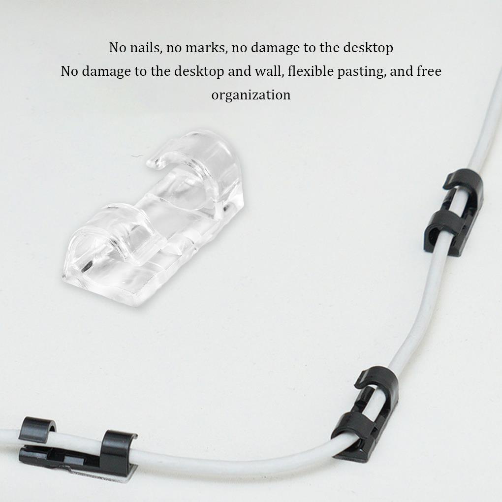 Set 20 Kẹp Giữ Dây Cáp Đa Năng Tiện Dụng