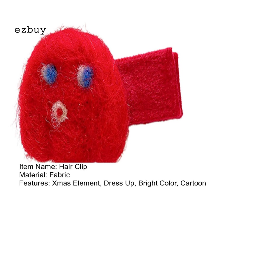 Kẹp Tóc Vải Hình Đầm Năm Mới Dễ Thương Cho Bé Gái