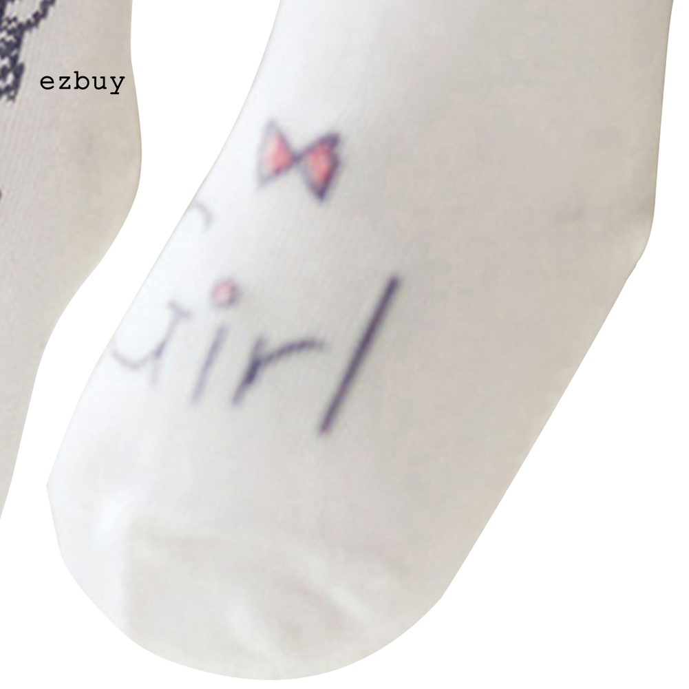 1 Đôi Vớ Cotton Mềm Chống Trượt In Họa Tiết Hoạt Hình Dễ Thương Cho Bé