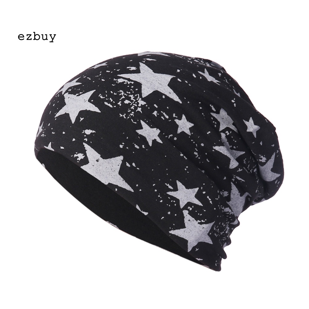 Mũ Trùm Đầu Thể Thao Chất Liệu Cotton In Hình Ngôi Sao Thời Trang Cho Nam Nữ