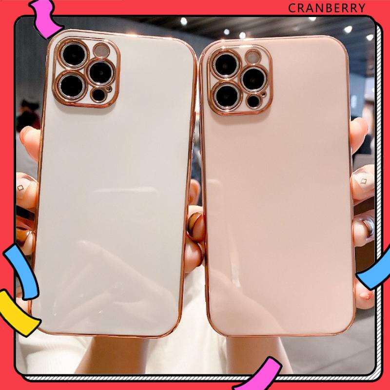 Ốp lưng viền vuông sang trọng dành cho compatible for iPhone 7plus/8plus/xsmax/11promax-CY