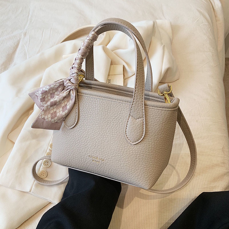 Túi Xách Da PU Màu Trơn Thời Trang Chất Lượng Cao Cho Nữ