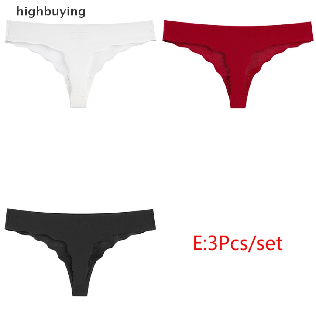 Set 3 Quần Lót Lụa Không Đường May Quyến Rũ Cho Nữ