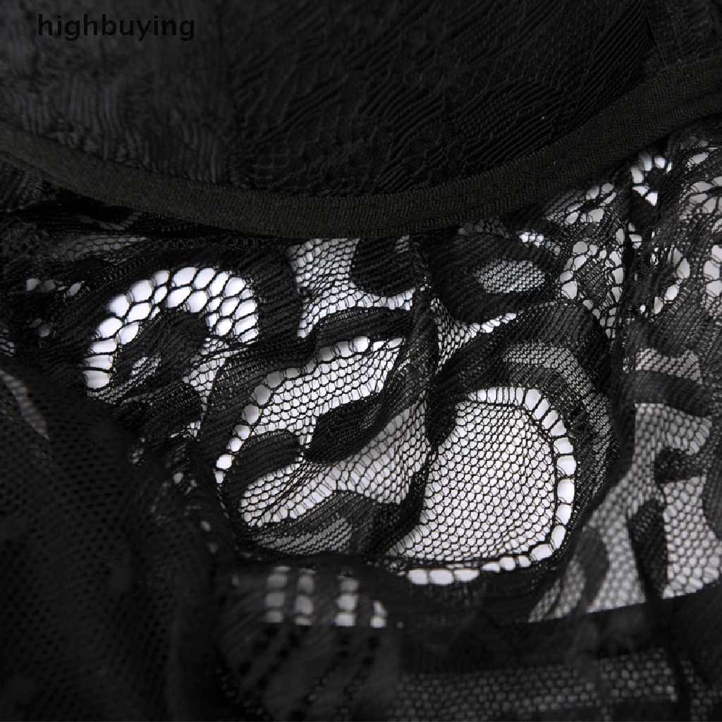 Áo Liền Quần Dài Tay Cổ Chữ V Phối Ren Quyến Rũ Cho Nữ