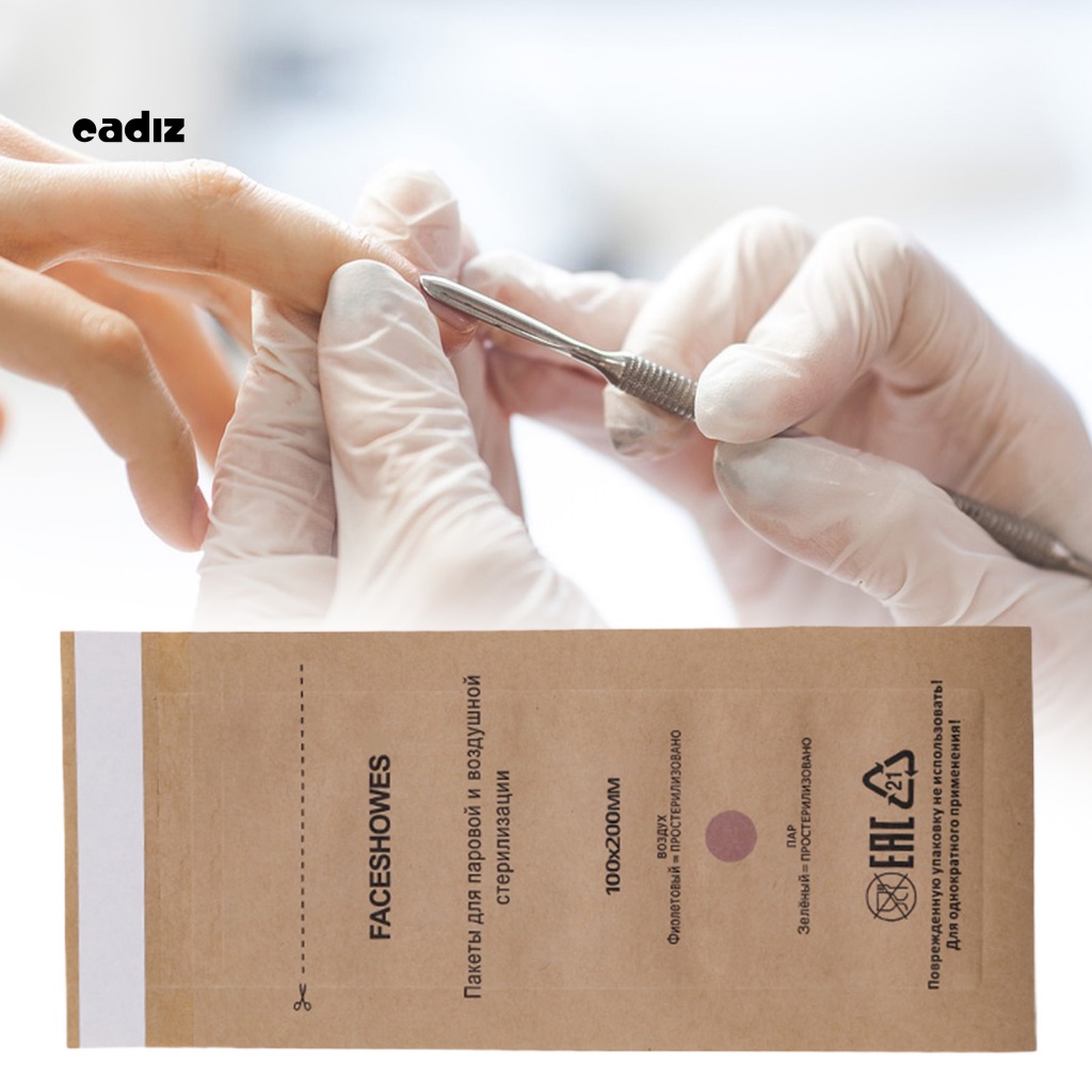 Set 100 Túi Giấy Khử Trùng Một Lần Tiện Dụng