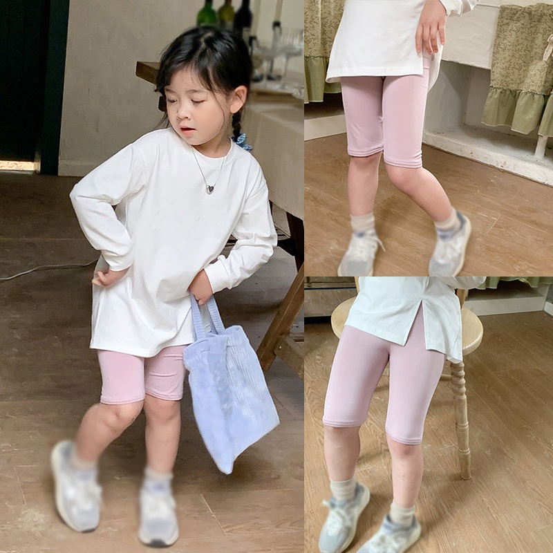 Khung Treo Đồ Dùng Em Bé Tiện Dụng Chất Lượng Cao❤Quần Short Cotton Lưng Thun Màu Sắc Trơn Dành Cho Bé Gái