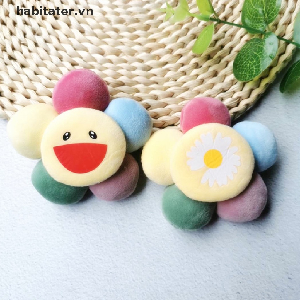 Ghim Cài Áo Hình Hoa Hướng Dương Cười Mềm Mại Đáng Yêu