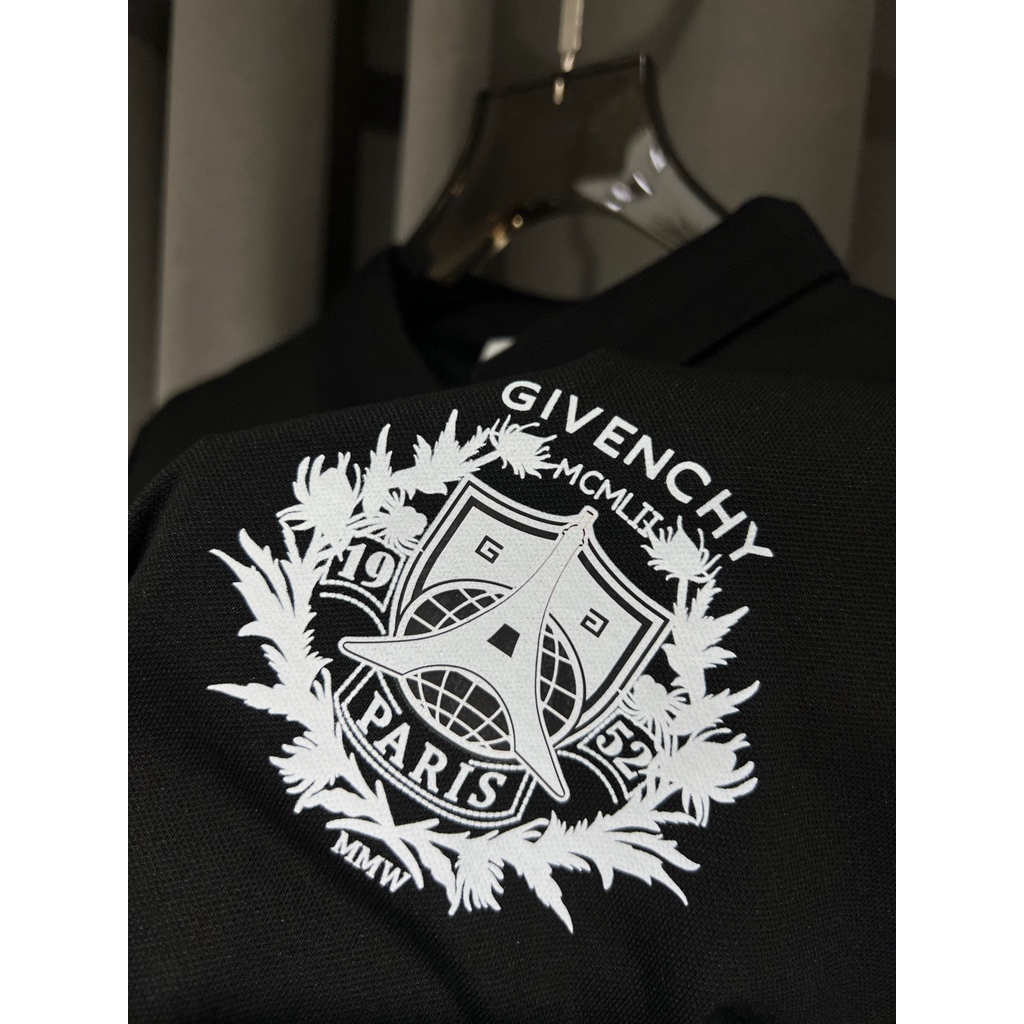 G1venchy Áo Thun polo Tay Ngắn In Hình monogram Mới Dành Cho Nam Size S-4XL