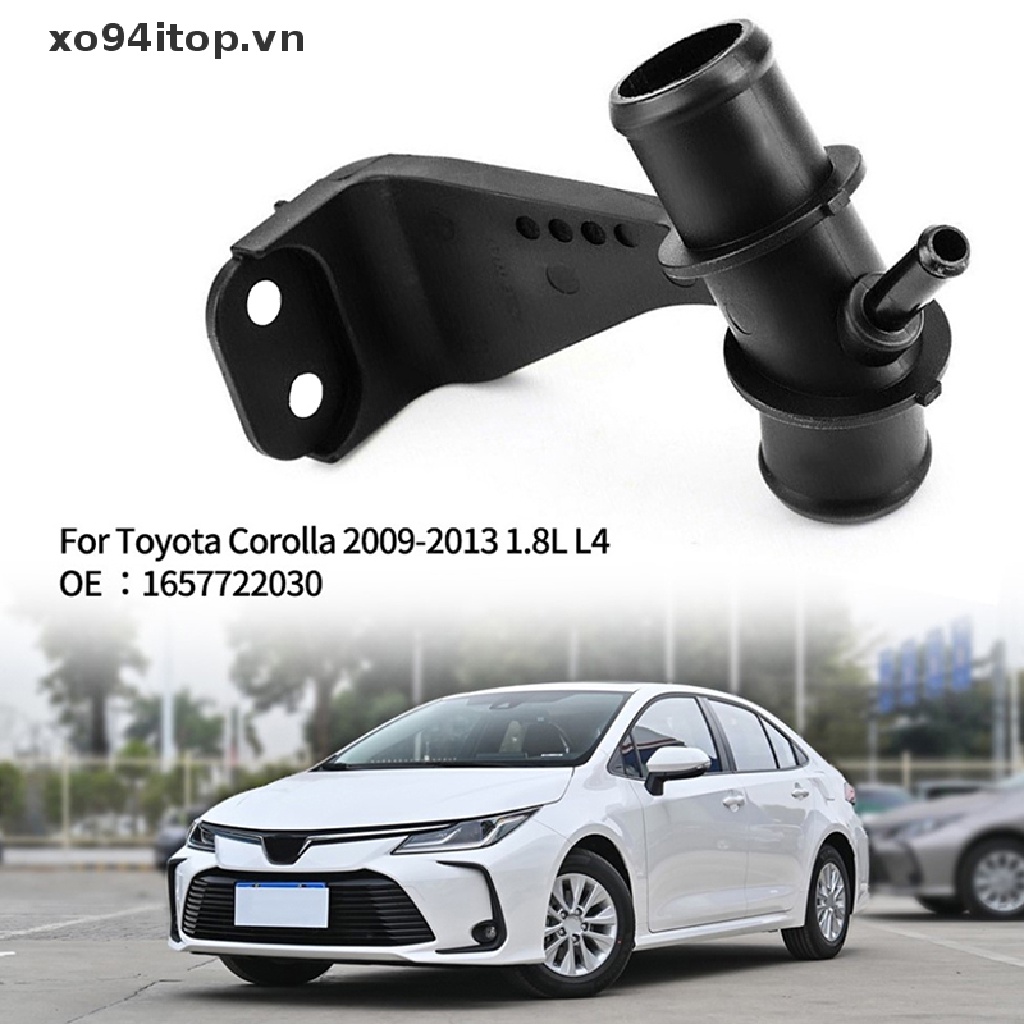 Ống Nối Làm Mát Bằng ABS Đen Cho Toyota Corolla 2009-2017 Black ABS 16577-22H02,16577-0T030165770Phụ Kiện Cho Máy Hút Bụi H0010 H10 165770Vn030 T10 VN