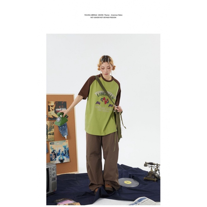 Áo Thun Tay Ngắn Chất Liệu 100% Cotton Cao Cấp Thời Trang Cho Cặp Đôi OLUX R73Y