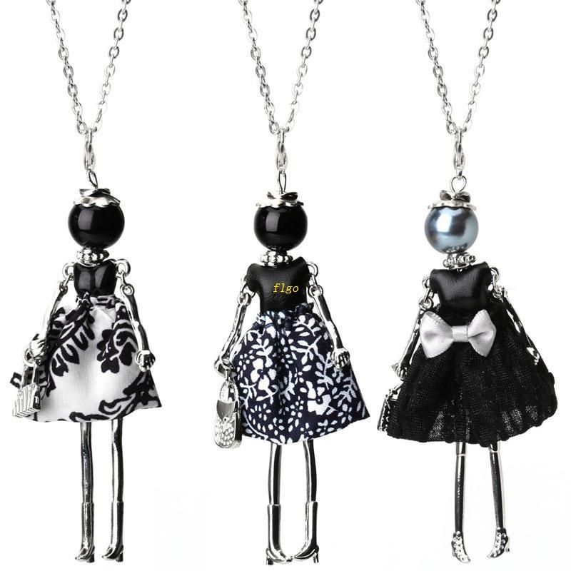 Flgo Vòng cổ Dài Phong Cách Cho Búp Bê