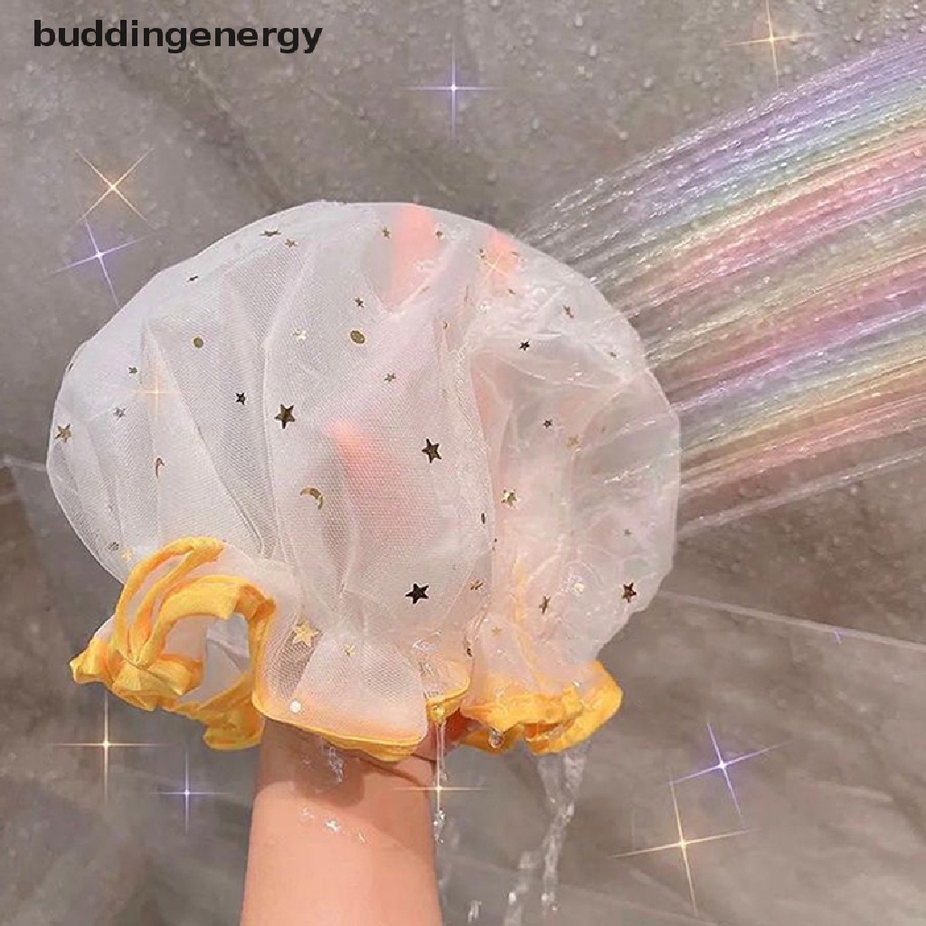 1 Mũ Trùm Tóc Hai Lớp Chống Thấm Nước Có Thể Tái Sử Dụng