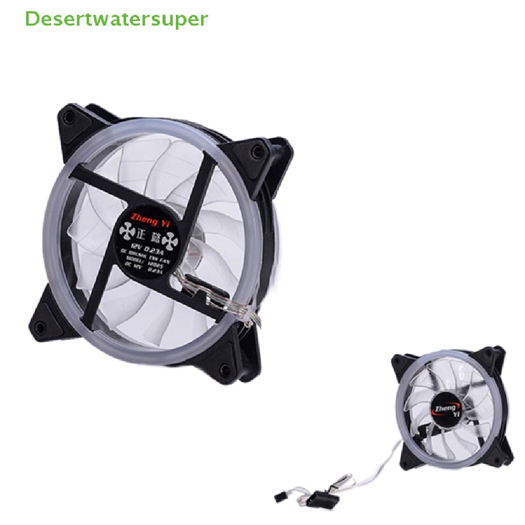 Quạt Tản Nhiệt Không Chổi Than Đèn LED RGB 12cm DC 12V Cho Máy Tính