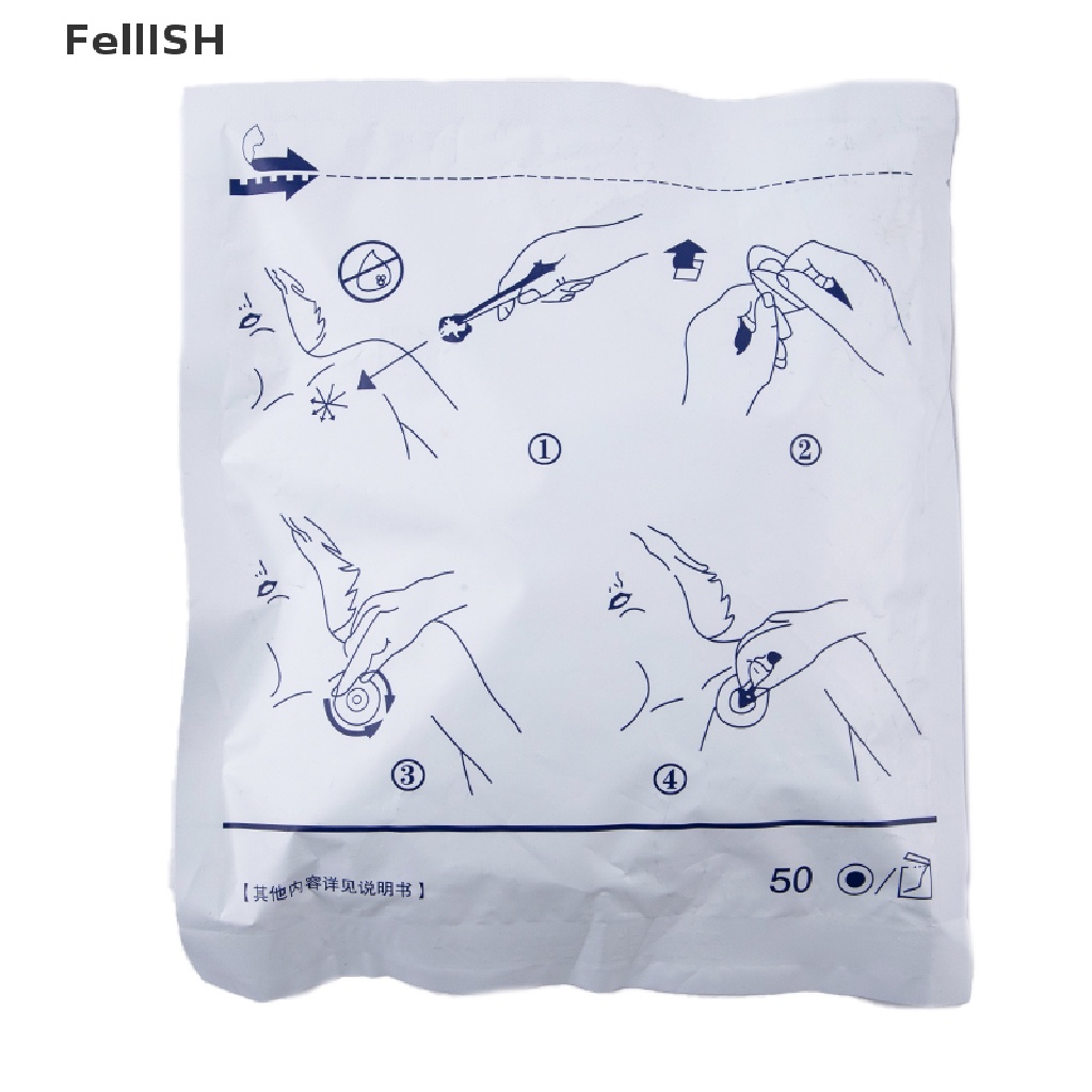 Bộ 50 Miếng Dán Điện Cực Bằng Vải Không Dệt Sử Dụng Một Lần ECG Eg 439br