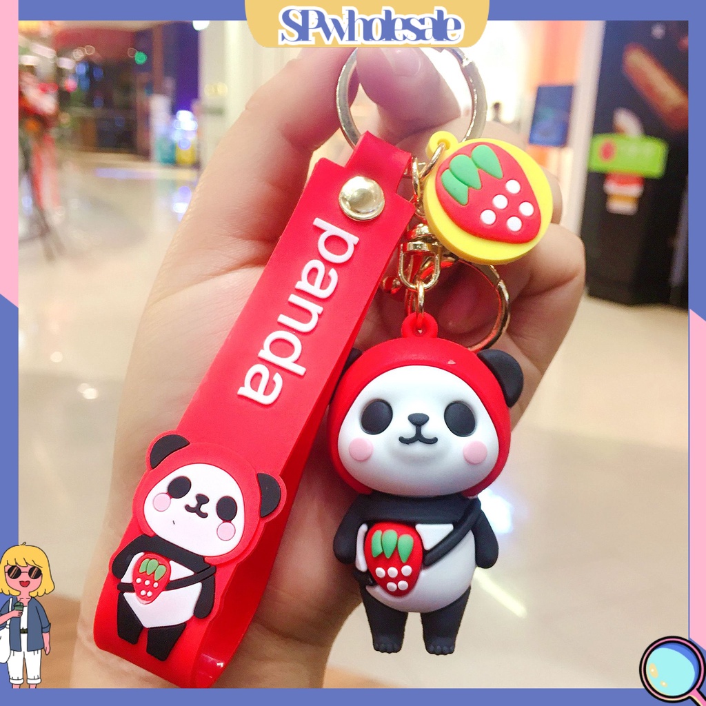 <SPwholesale> Giá Đỡ Chìa Khóa Bằng Kim Loại Hình Gấu Trúc Dễ Thương