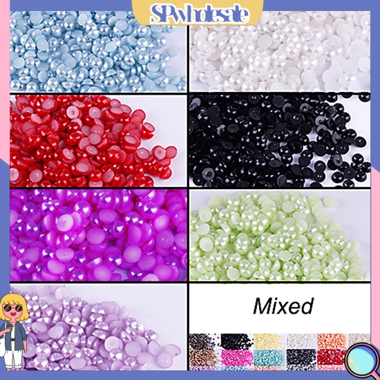 &lt;SPwholesale&gt; Túi 500 Hạt Ngọc Trai 1.5mm Trang Trí Điện Thoại