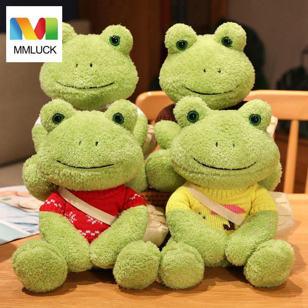 Đồ chơi nhồi bông MMULCK kiểu chú ếch hoạt hình mềm mại trang trí túi đeo chéo làm quà tặng dễ thương cho bé 29cm