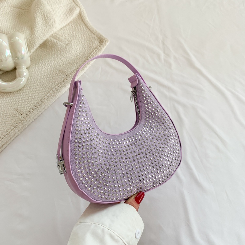 Túi Xách Đeo Vai Mini Đính Đá Thời Trang Mùa Xuân 2023 Cho Nữ