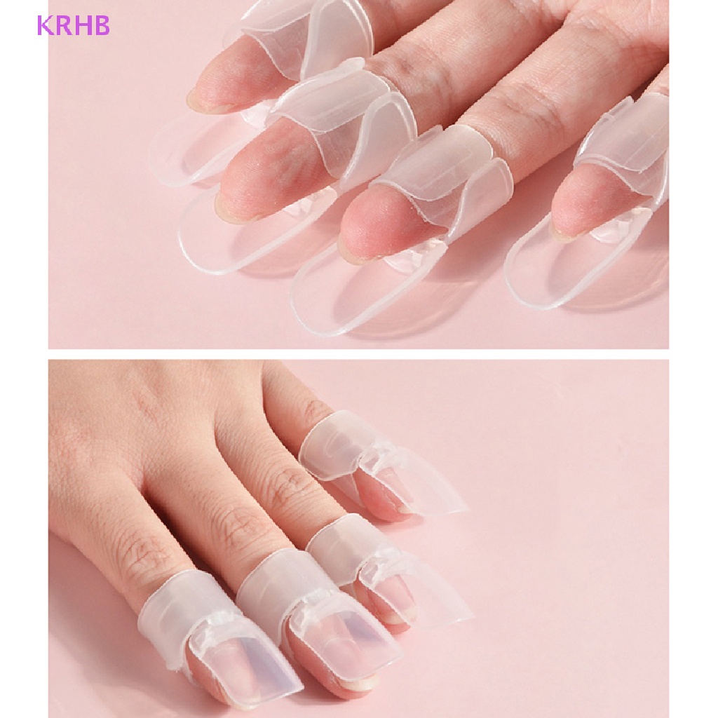 Set 10 Kẹp Nhựa Bảo Vệ Móng Tay Mới