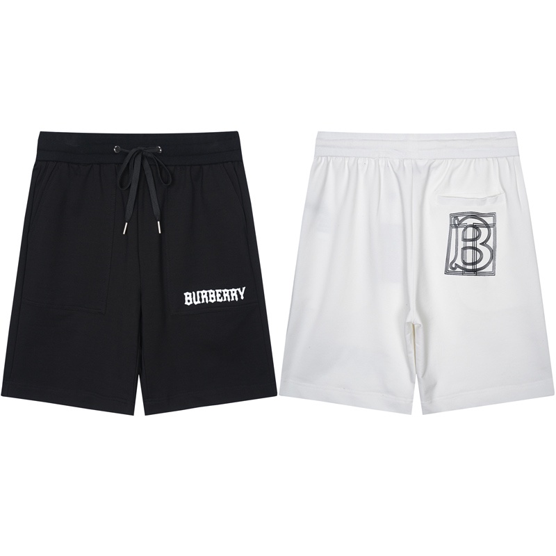 ❤ Áo Khoác Thời Trang Mới Burber-r----------Quần Short Dây Rút Vải Cotton Dáng Rộng In Họa Tiết Kiểu Đường Phố Cá Tính