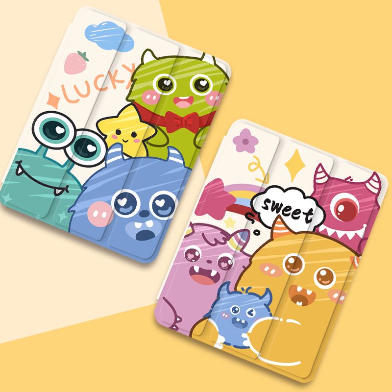 Ốp Máy Tính Bảng Mềm Hình Quái Vật Dễ Thương Cho iPad Gen10 7 / 8 / 9 10.2 "Air4 / Air5 Pro11" Pro12.9 "2022 mini6