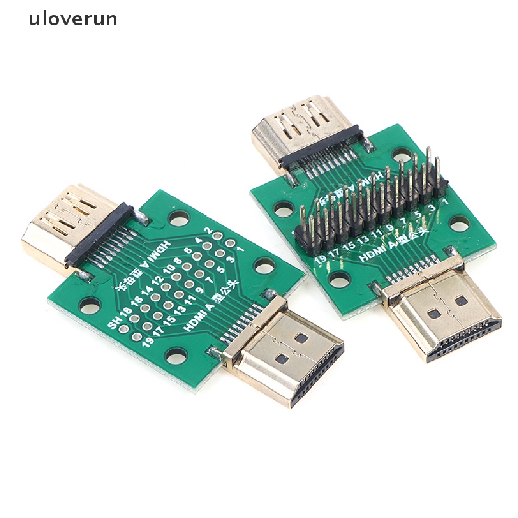 1 Bảng Mạch Thử Nghiệm MINI HDMI Đầu Đực Và Đầu Cái PCB 2.54mm vn