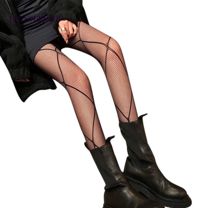 Quần Tất Lưới Lưng Cao Thời Trang Gợi Cảm Cho Nữ