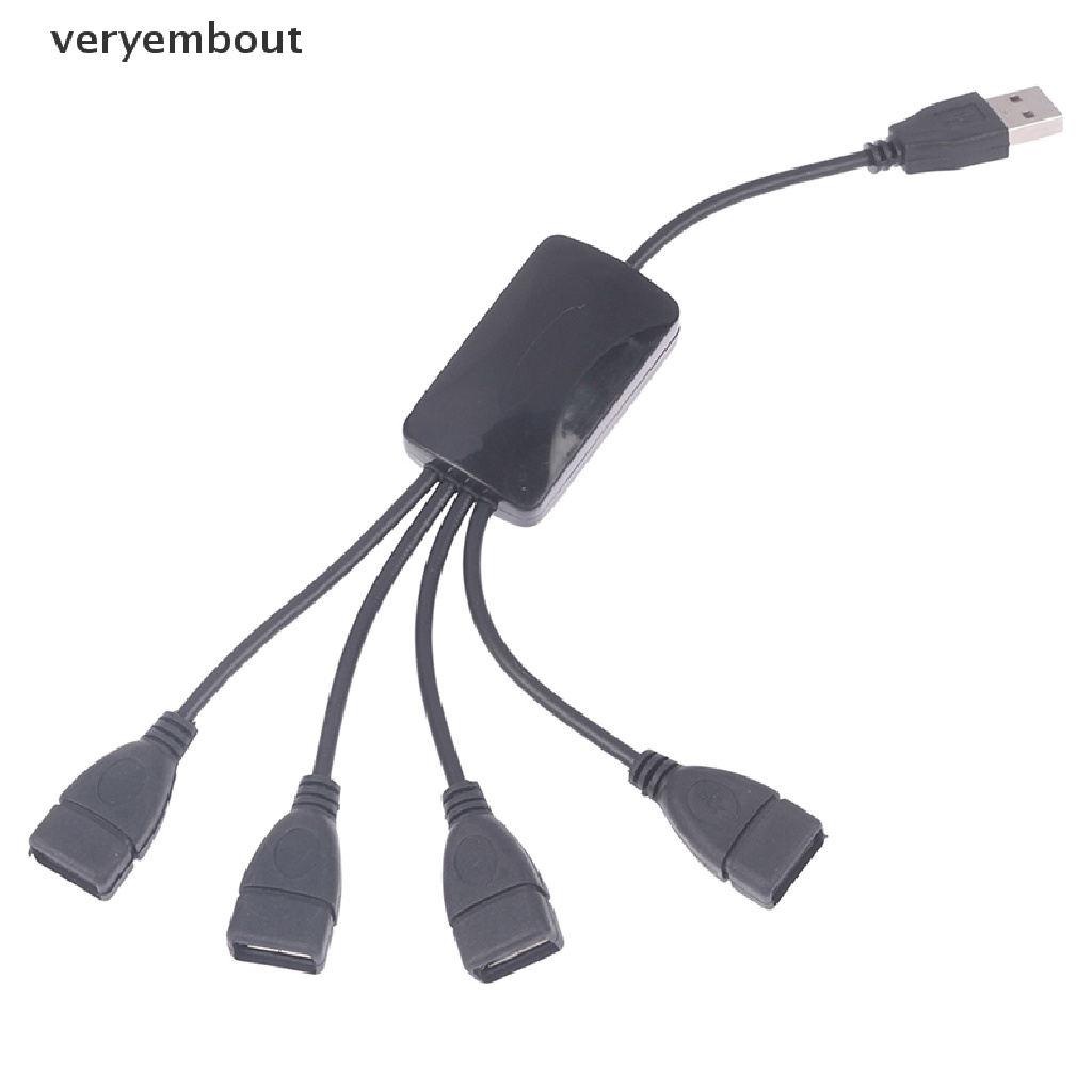 Bộ Chia Cổng Sạc USB 2.0 4 Trong 1 Chất Lượng Cao