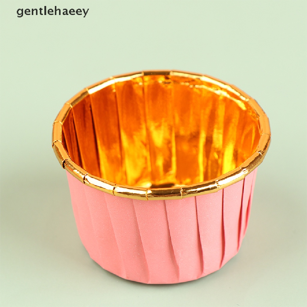 Set 10 Cốc Lá Nhôm Làm Bánh Cupcake Muffin