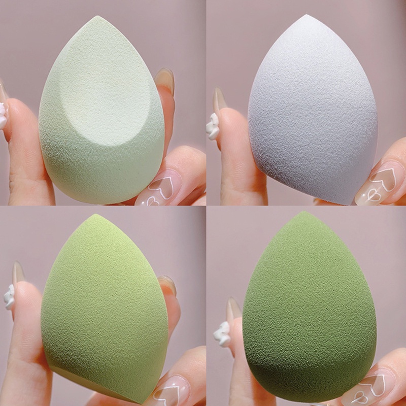 Bộ 4 Miếng Mút Trang Điểm Cotton Mềm Kèm Giá Đỡ Tiện Dụng