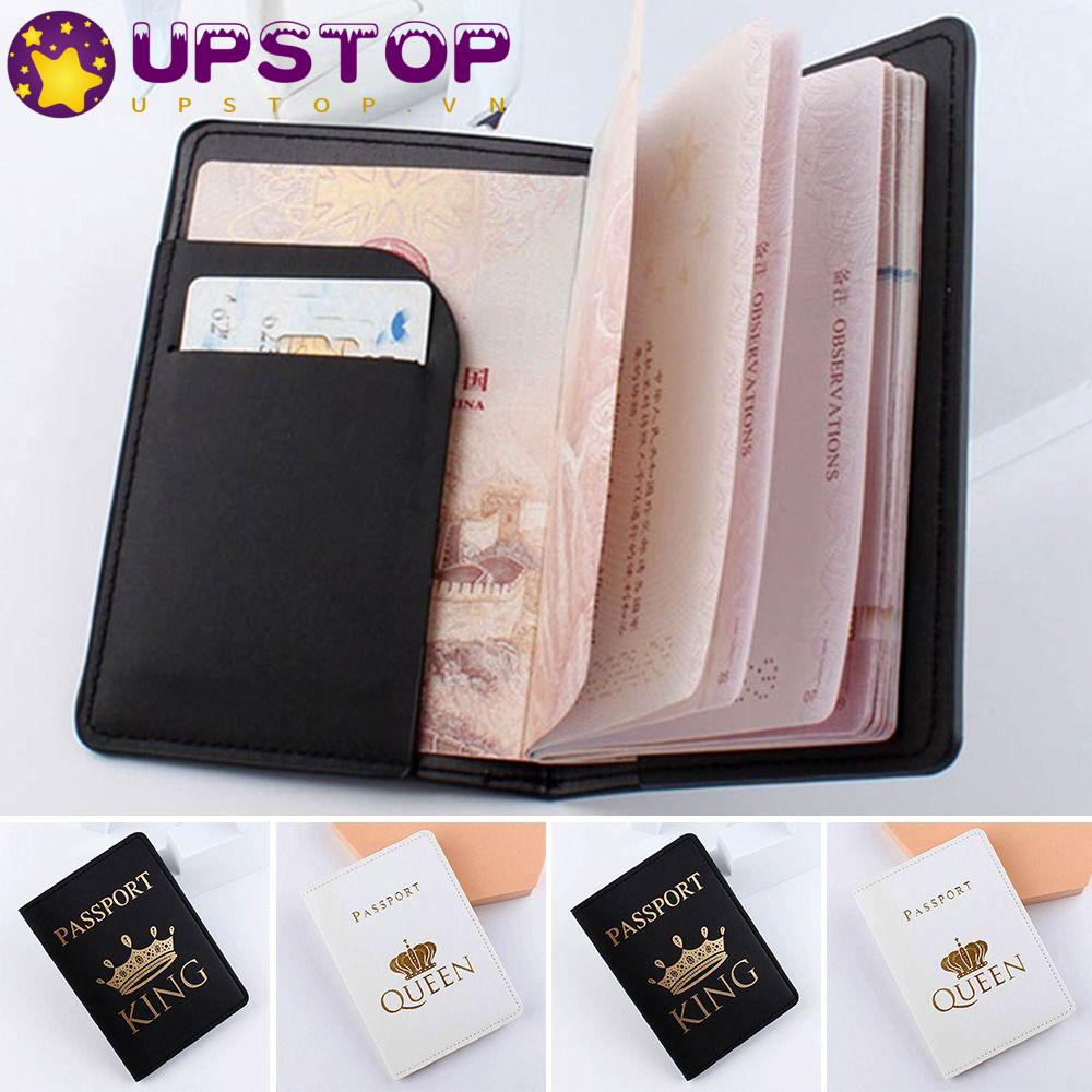 Vỏ Bọc Hộ Chiếu Chất Liệu Da Pu Thời Trang Dành Cho Cặp Đôi Giá Đỡ