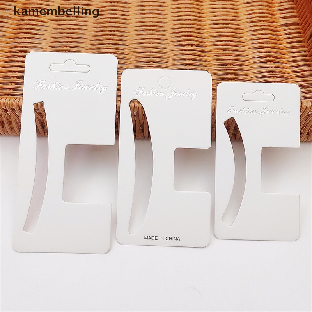 Set 50 Thẻ Giấy Trưng Bày Kẹp Tóc Trang Sức DIY