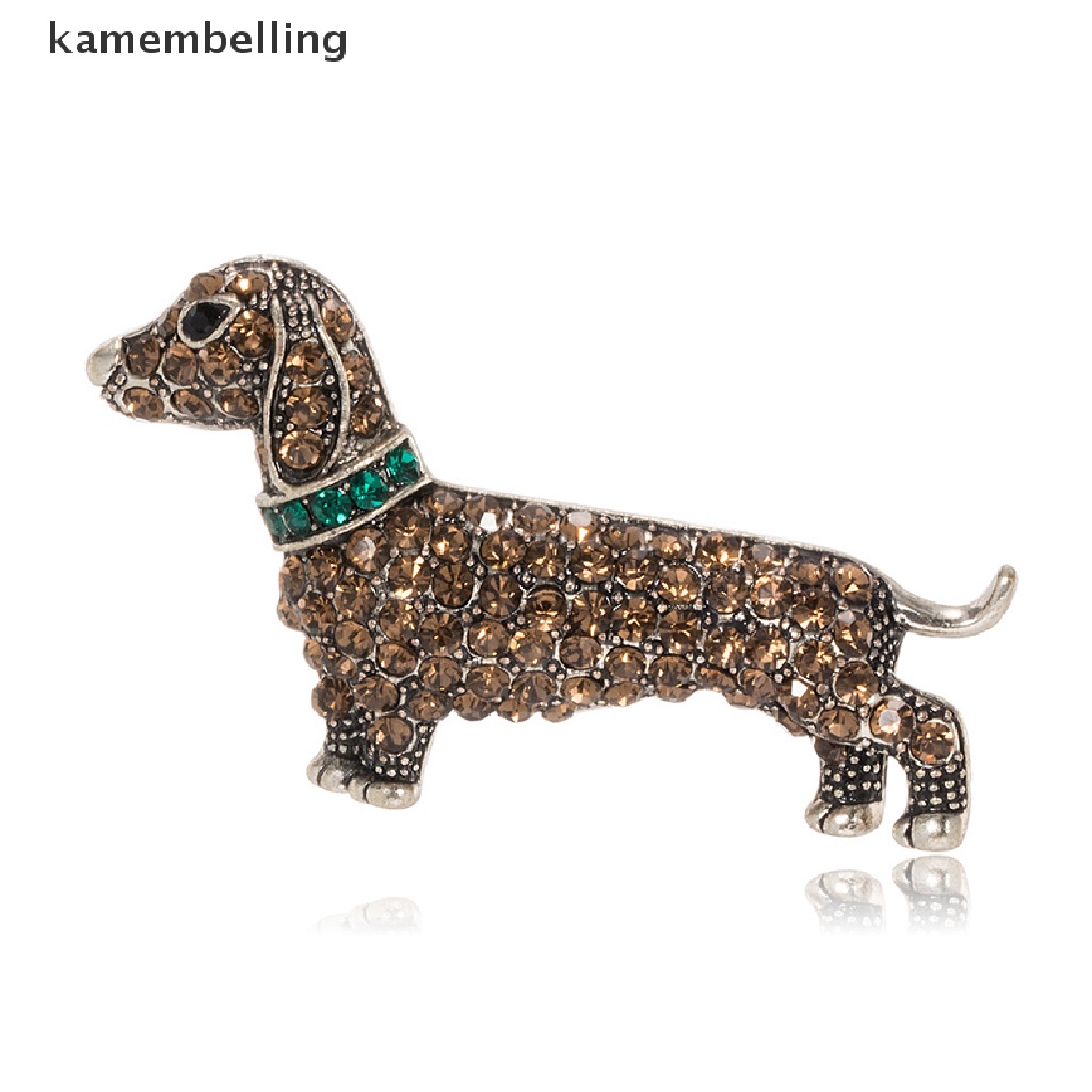 Trâm Cài Áo Hình Cún Đính Đá Thời Trang Cho Nam Nữ