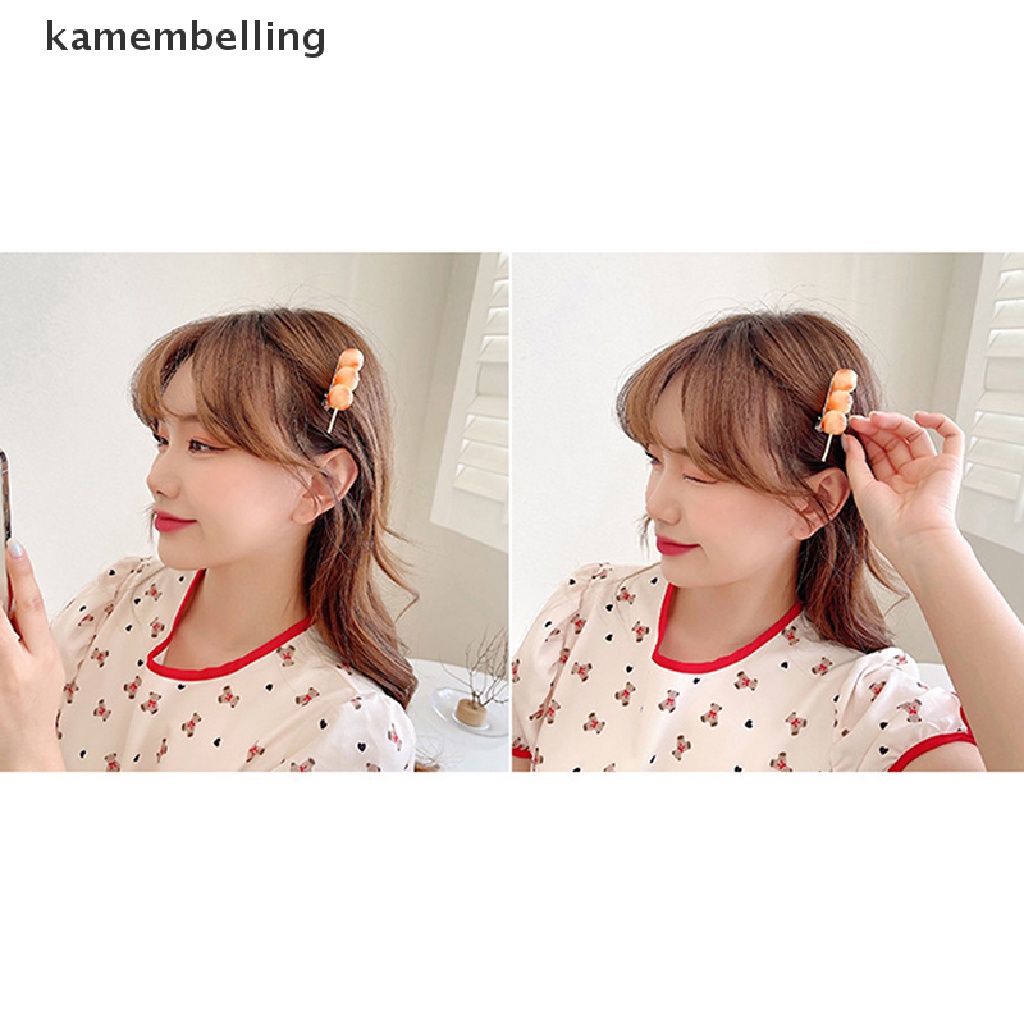 Kamembelling Kẹp Tóc Hình Thức Ăn Vui Nhộn Cho Bé