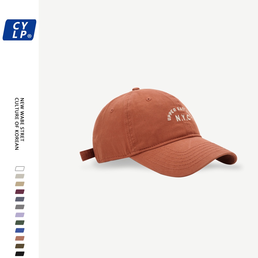 Mũ Lưỡi Trai Thêu Chữ NYC Phong Cách Hàn Quốc Chất Lượng Cao