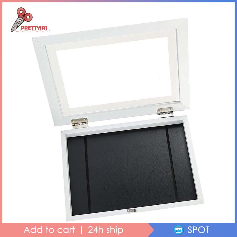 [Prettyia1] Khung Trưng Bày Nghệ Thuật Cho Trẻ Em Mở Phía Trước Có Kính