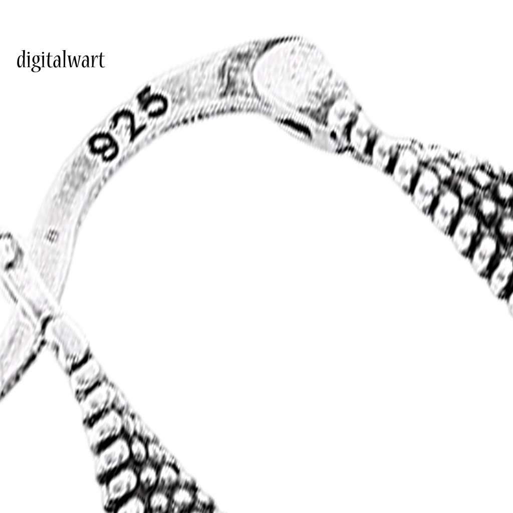 Kỹ Thuật Số| 1 Bông Tai Mạ Bạc Kiểu Xoắn Phong Cách Hàn Quốc Cho Nữ